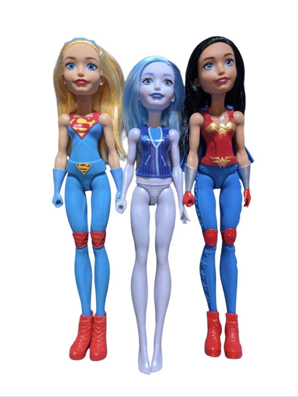 2 For $20 🩷 DC Super Hero Girls Doll Lot - Supergirl, Frost, Wonder Woman